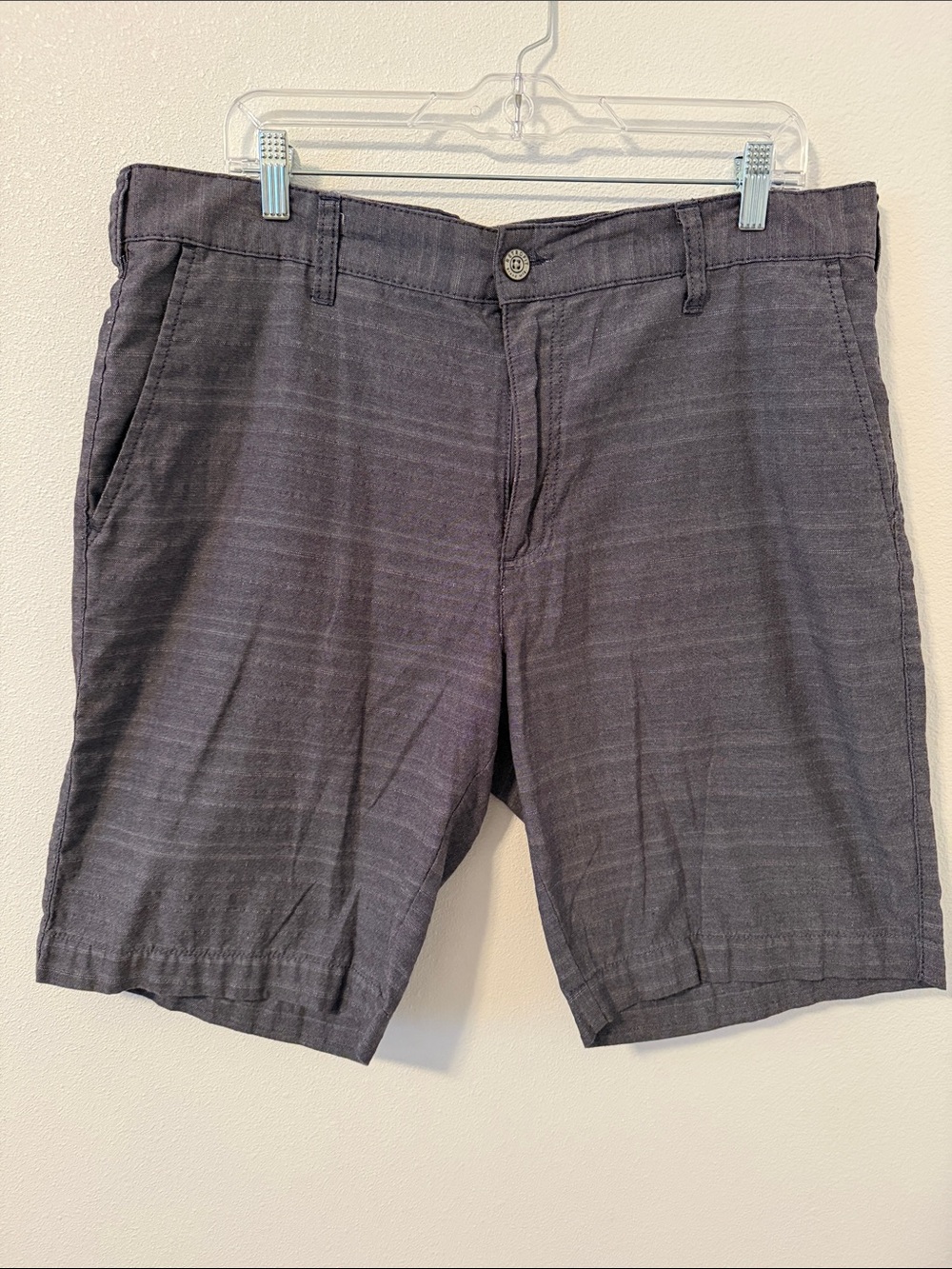 Retrofit Men's Charcoal Flat-Front Shorts